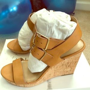 AnnTaylor sandals never worn. Originally $148.